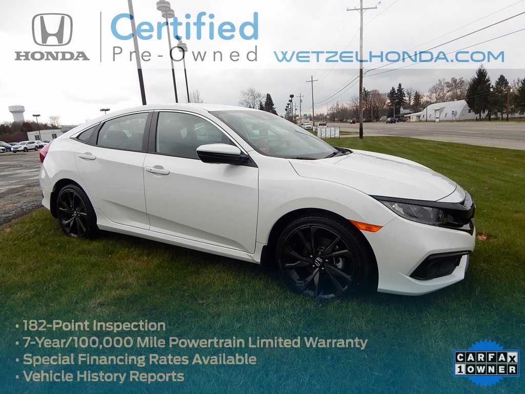 Certified Pre Owned 2019 Honda Civic Sport 4d Sedan In Richmond Certified Pre Owned 2019 Honda Civic Sport